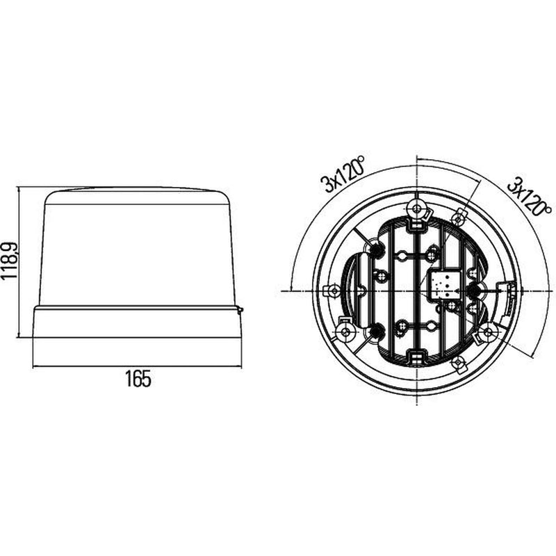 Hella Strobe-Type Beacon High