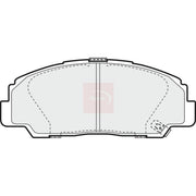 Apec Front Brake Pad Set fits Daihatsu Fourtrak 1984-1999 1.6 2.0 2.2 2.8