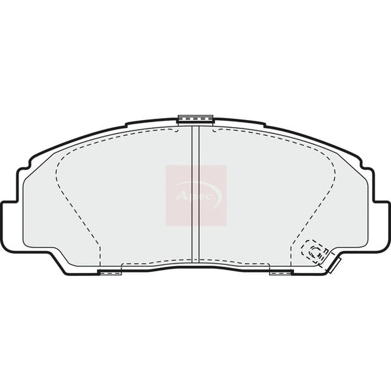 Apec Front Brake Pad Set PAD873