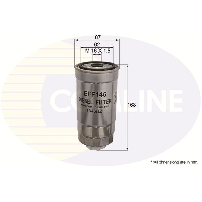 Comline Fuel Filter Element fits Alfa Romeo 147 2001-2010 1.9
