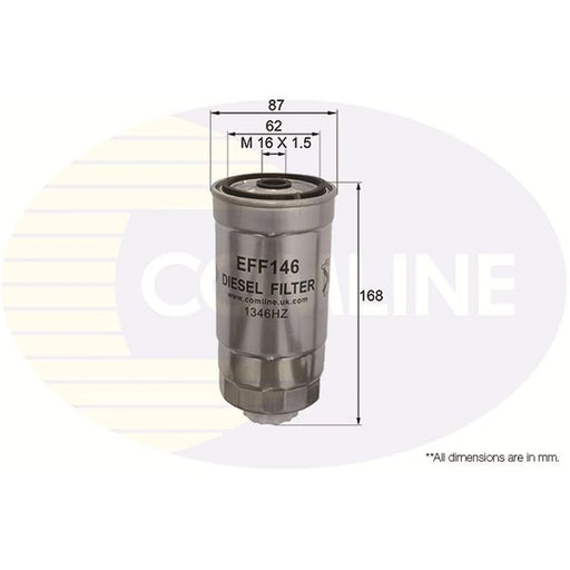 Comline Fuel Filter Element fits Alfa Romeo 147 2001-2010 1.9