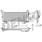 Denso Air Conditioning Condenser DCN09097