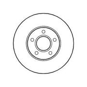 Abtex 2 x Vented Front Brake Discs BD1213V-x2