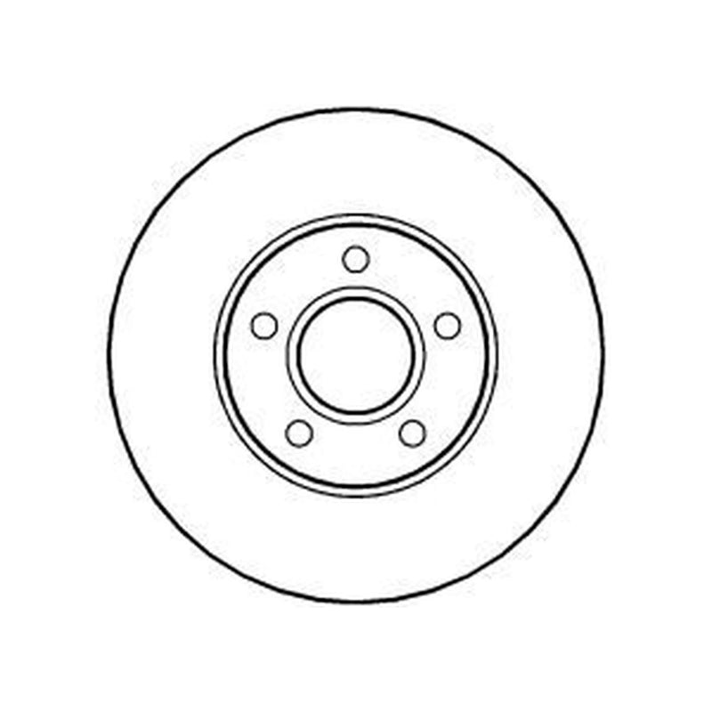 Abtex 2 x Vented Front Brake Discs BD1213V-x2