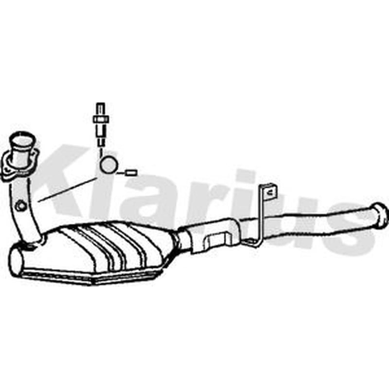 Klarius Catalyst Type Approved With Pipe Front fits Renault 19 1994-1996 1.8