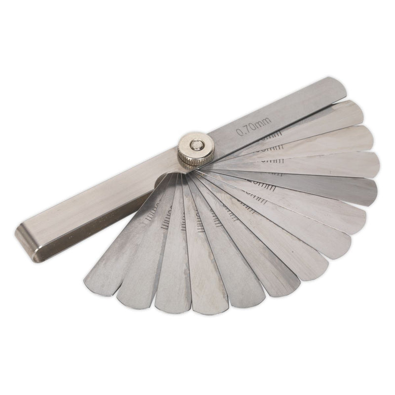 Sealey Feeler Gauge 15 Blade Metric VS511 Sealey - Dynamic Drive
