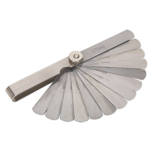 Sealey Feeler Gauge 15 Blade Metric VS511 Sealey - Dynamic Drive