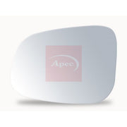 Apec Exterior Wing Mirror Glass Left fits Daimler Super Eight 2005-2009 4.2