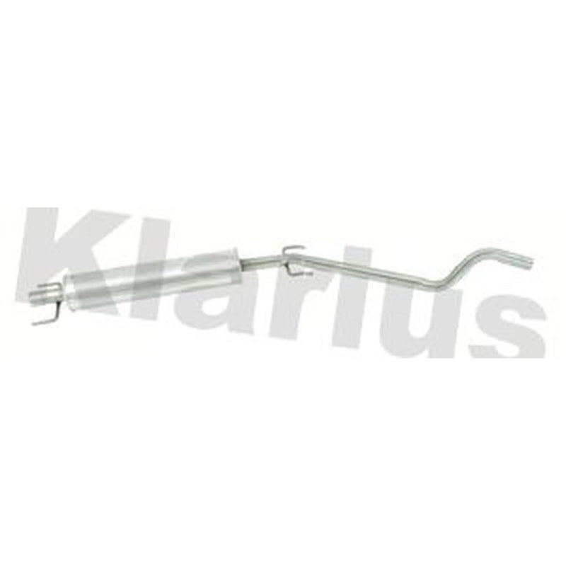Klarius Box With Centre Pipe Centre fits Opel Astra H 2004-2010 1.6 1.8