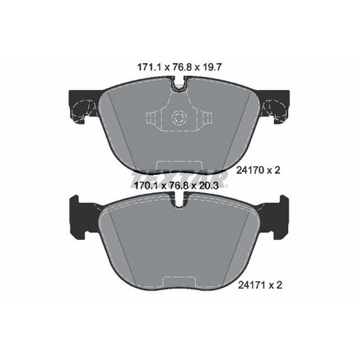 Textar Front Brake Pad Set 2417001