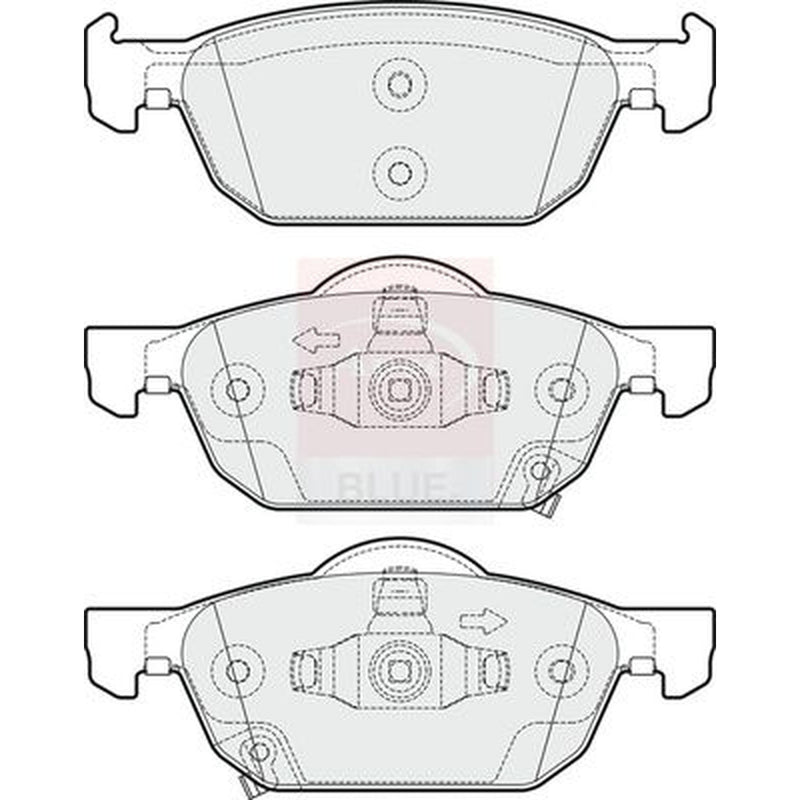 Apec Front & Rear Pads fits Honda Accord VIII 2008-2015 2.2