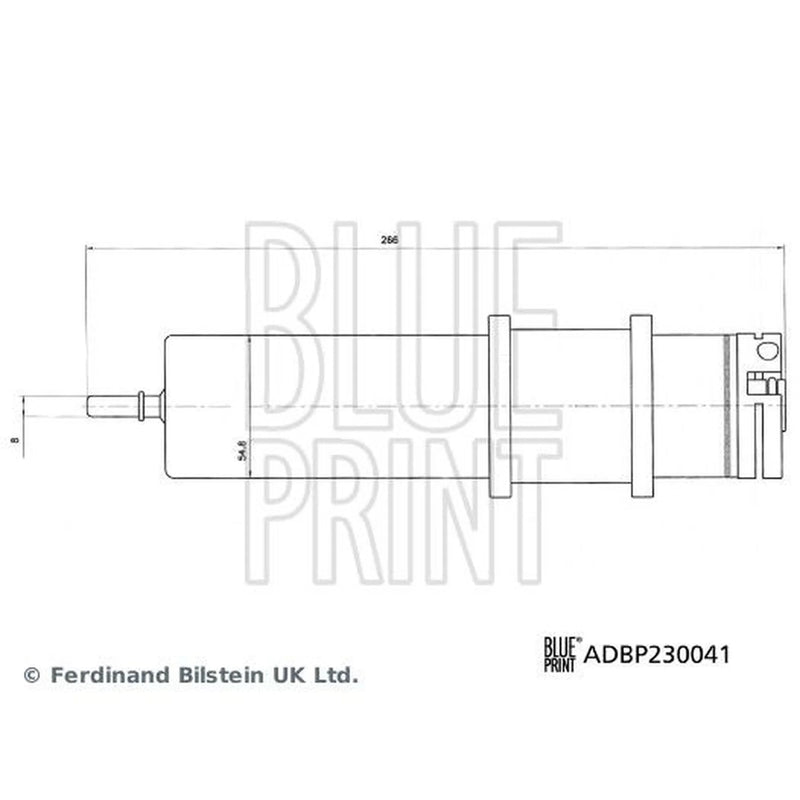 Blue Print Fuel Filter Element ADBP230041