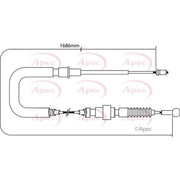 Apec Handbrake Cable Left Rear fits Audi A3 1996-2003 1.6 1.8 1.9