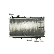 Mahle Engine Radiator fits Kia Carens I 2000-2002 1.8
