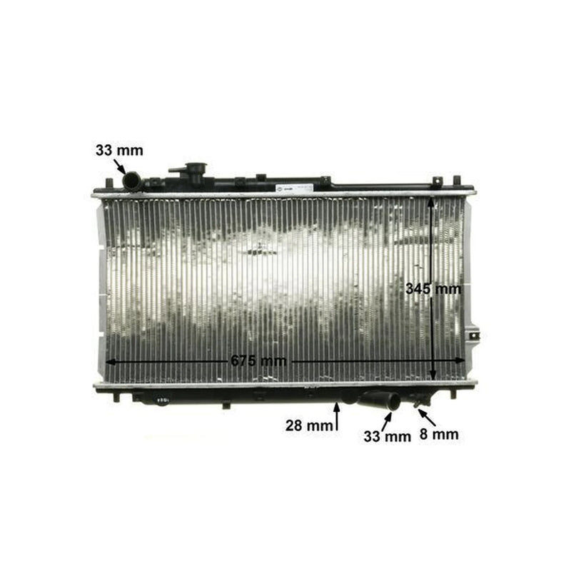 Mahle Engine Radiator fits Kia Carens I 2000-2002 1.8