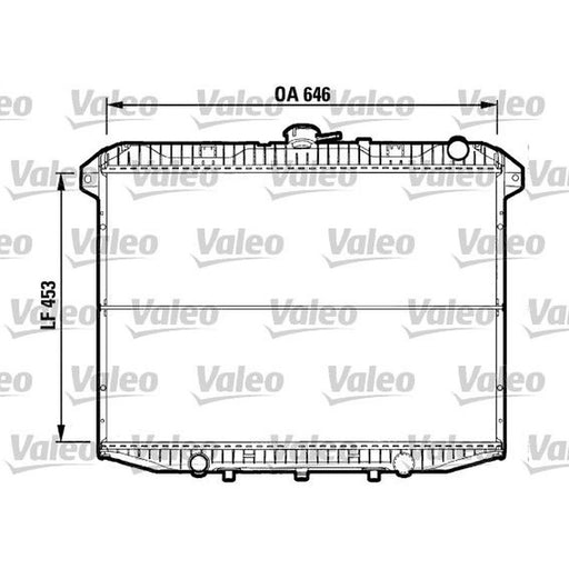 Valeo Engine Radiator 732592