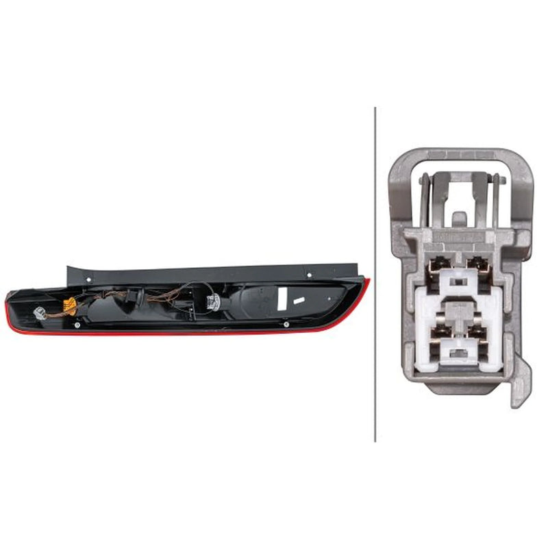 Hella Tail Light / Lamp PY21W Right fits Ford Focus II 2004-2012