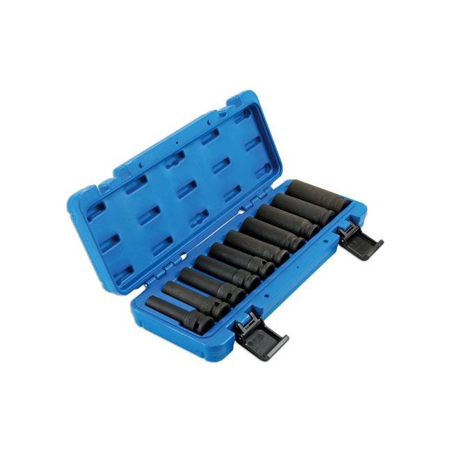 Laser Deep Impact Socket Set 1/2"D 10pc 7041 Laser - Dynamic Drive