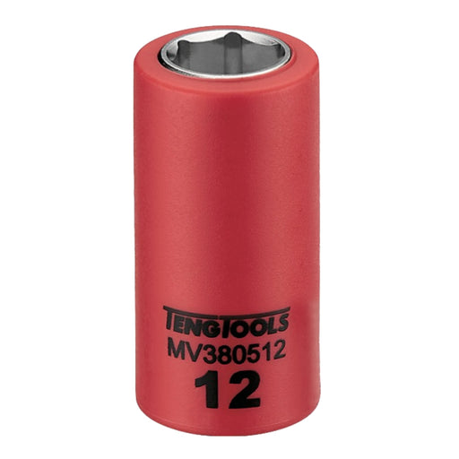 Teng Tools 3/8" Insulated Socket 12mm Teng Tools - Dynamic Drive