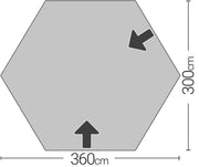 Quest Screen house 6 Pro pop up Gazebo (Grey) Quest Leisure - Dynamic Drive