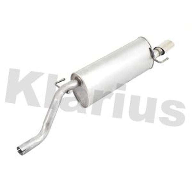 Klarius Box With Tail Pipe Rear fits Opel Corsa D 2006-2014 1.2