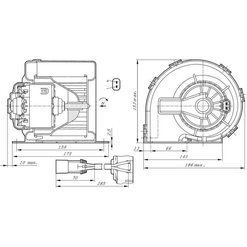 Bosch Heater Blower Fan