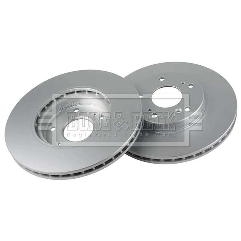 Borg & Beck 2 x Vented Front Brake Discs BBD5674