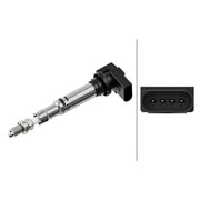 Hella Ignition Coil Pack fits Audi A1 2010-2015 1.4