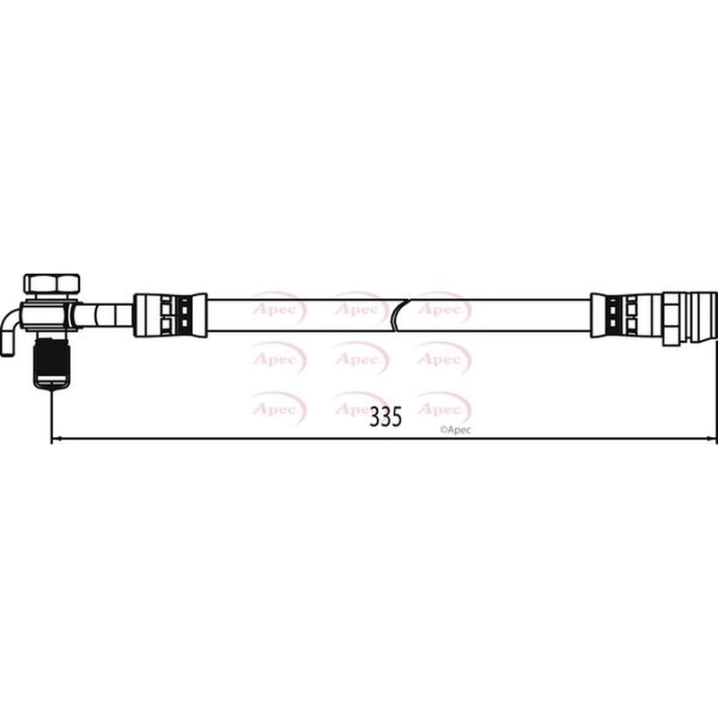 Apec Brake Hydraulic Hose Line outer HOS4110