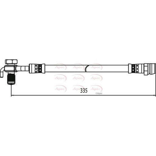 Apec Brake Hydraulic Hose Line outer HOS4110