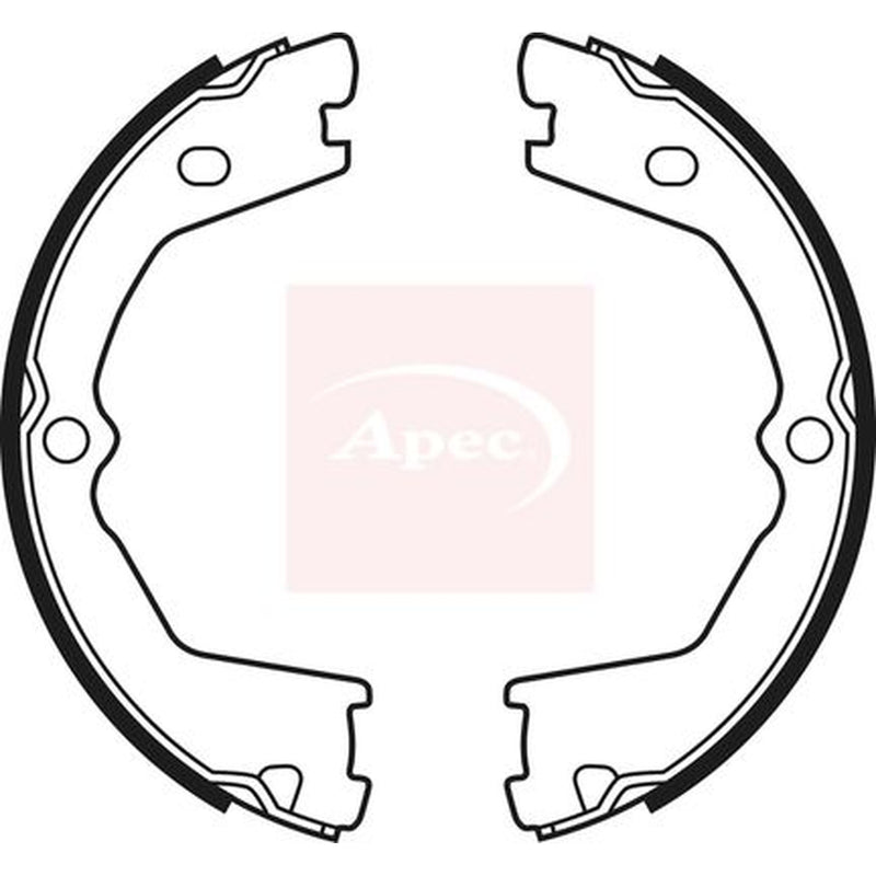 Apec Parking Brake Shoe Set fits Iveco Daily III 2001-2006