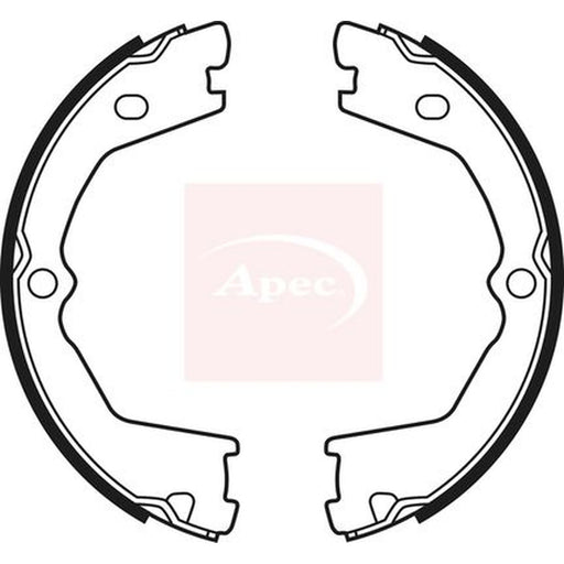 Apec Parking Brake Shoe Set fits Iveco Daily III 2001-2006