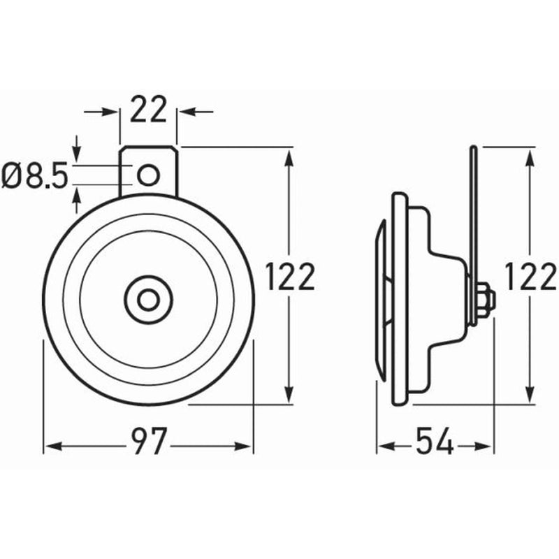Hella Car Horn Signal Unit