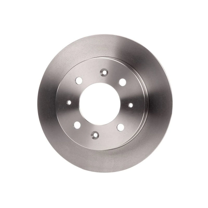 Bosch 2 x Solid Brake Discs fits Kia Cerato I 2004-2009 1.5 1.6 2.0