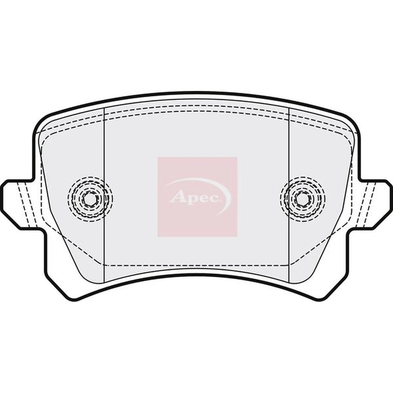 Apec Rear Brake Pad Set PAD2190