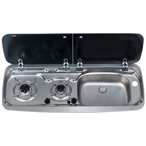 Dometic 2 Burner Combination Unit R/H 9222 Stainless Steel Dometic - Dynamic Drive