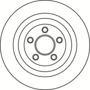Abtex Rear Brake Solid Discs & Pads fits Ford Kuga II 2012-2019 1.5 1.6 2.0 2.5