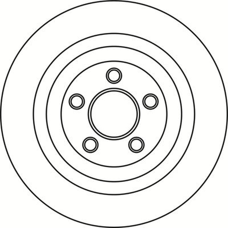 Abtex Rear Brake Solid Discs & Pads fits Ford Kuga II 2012-2019 1.5 1.6 2.0 2.5
