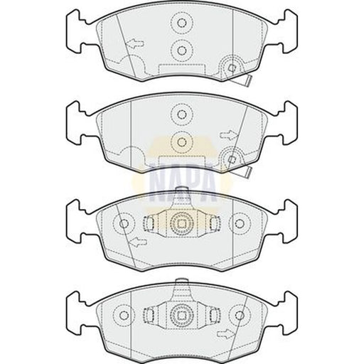 NAPA Front Brake Pad Set NBP1353