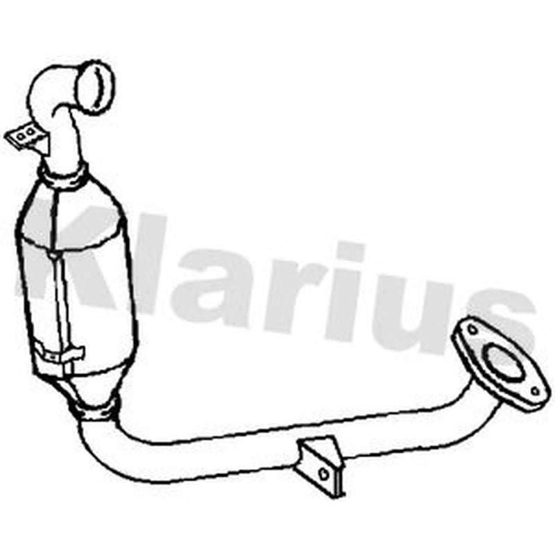 Klarius Catalyst Type Approved With Pipe Front fits Ford Focus C-Max 2003-2007