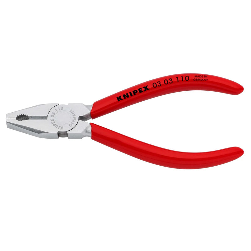 KNIPEX 03 03 110 Mini Combination Pliers, 110mm - 03 03 110 - image 1