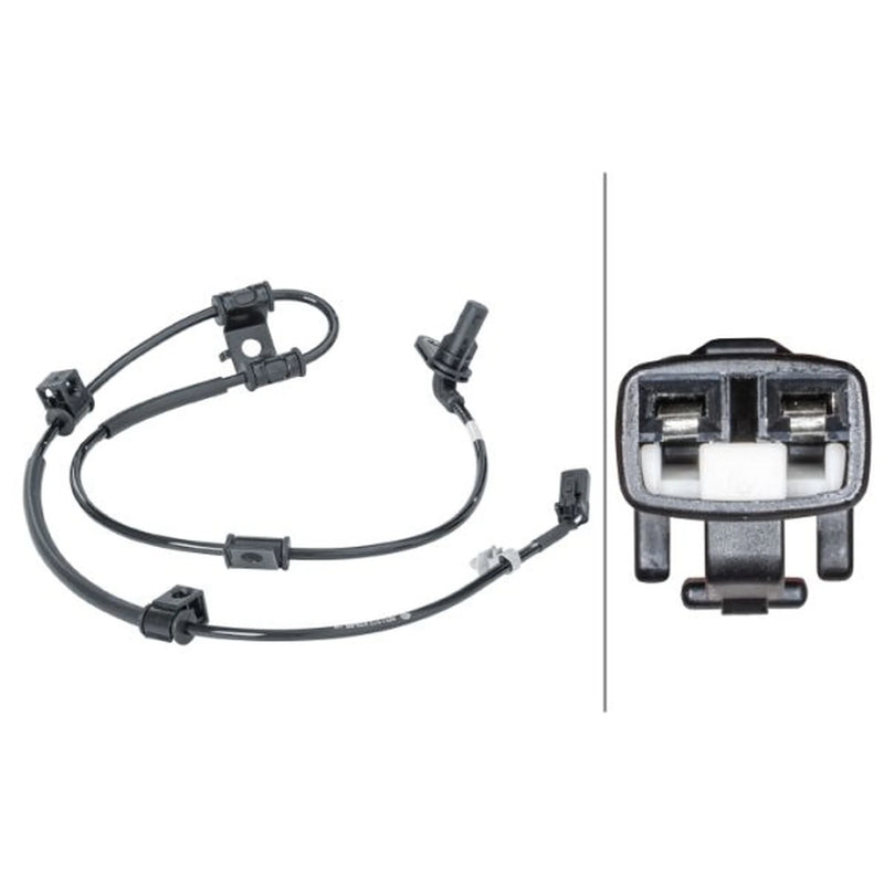 Hella ABS Wheel Speed Sensor Front fits Hyundai IX35 2009-2015 1.6 1.7 2.0 2.4