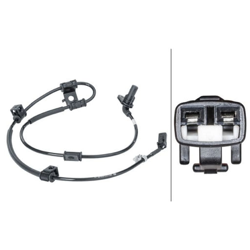 Hella ABS Wheel Speed Sensor Front fits Hyundai IX35 2009-2015 1.6 1.7 2.0 2.4