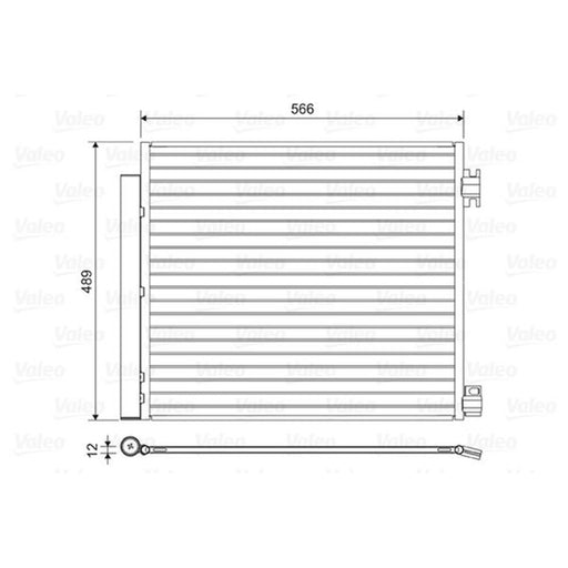 Valeo Air Conditioning Condenser 822559