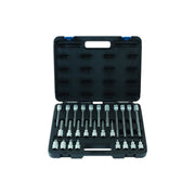 Laser Spline Socket Bit Set 1/2"D 26pc 7599 Laser - Dynamic Drive