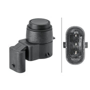 Hella Parking Sensor (PDC) Rear 6PX 358 141-831