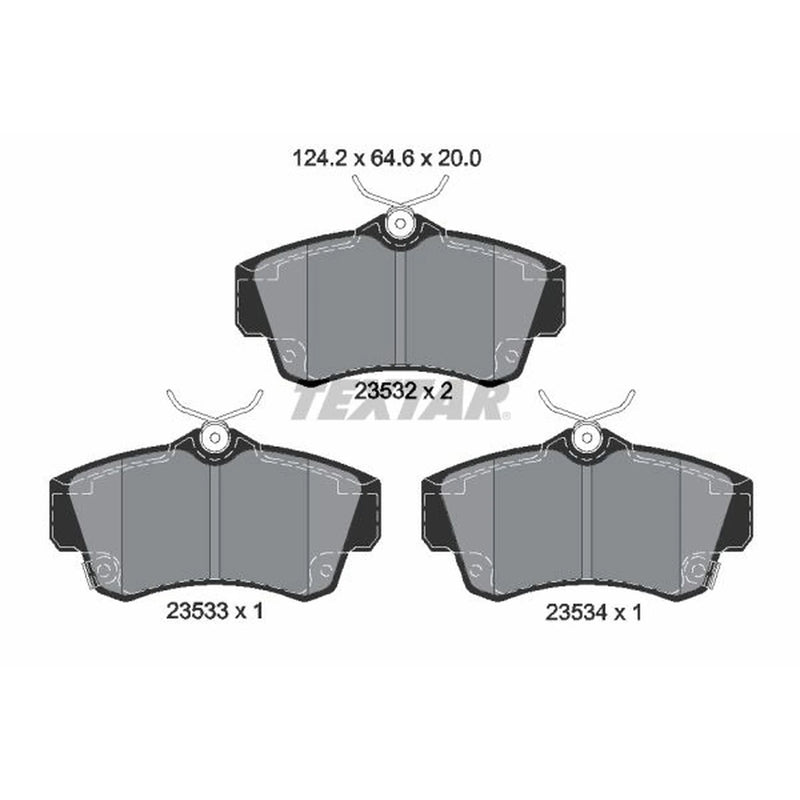 Textar Front Brake Pad Set 2353202