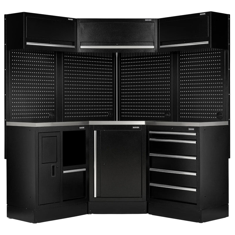 BUNKER 18 Piece Modular Storage Corner Combo with Stainless - image 1