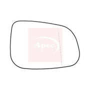 Apec Exterior Wing Mirror Glass Right fits Volvo C30 2006-2013 1.6 1.8 2.0 2.4