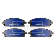 Borg & Beck Front Brake Discs & Pads fits Nissan X-Trail I 2001-2013 2.0 2.2 2.5